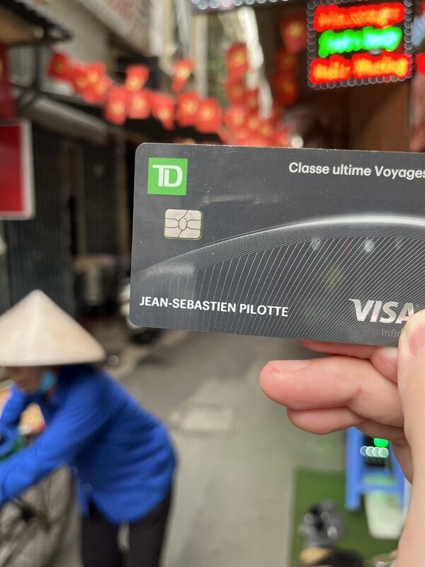 Carte de crédit Visa TD pour voyager gratuitement